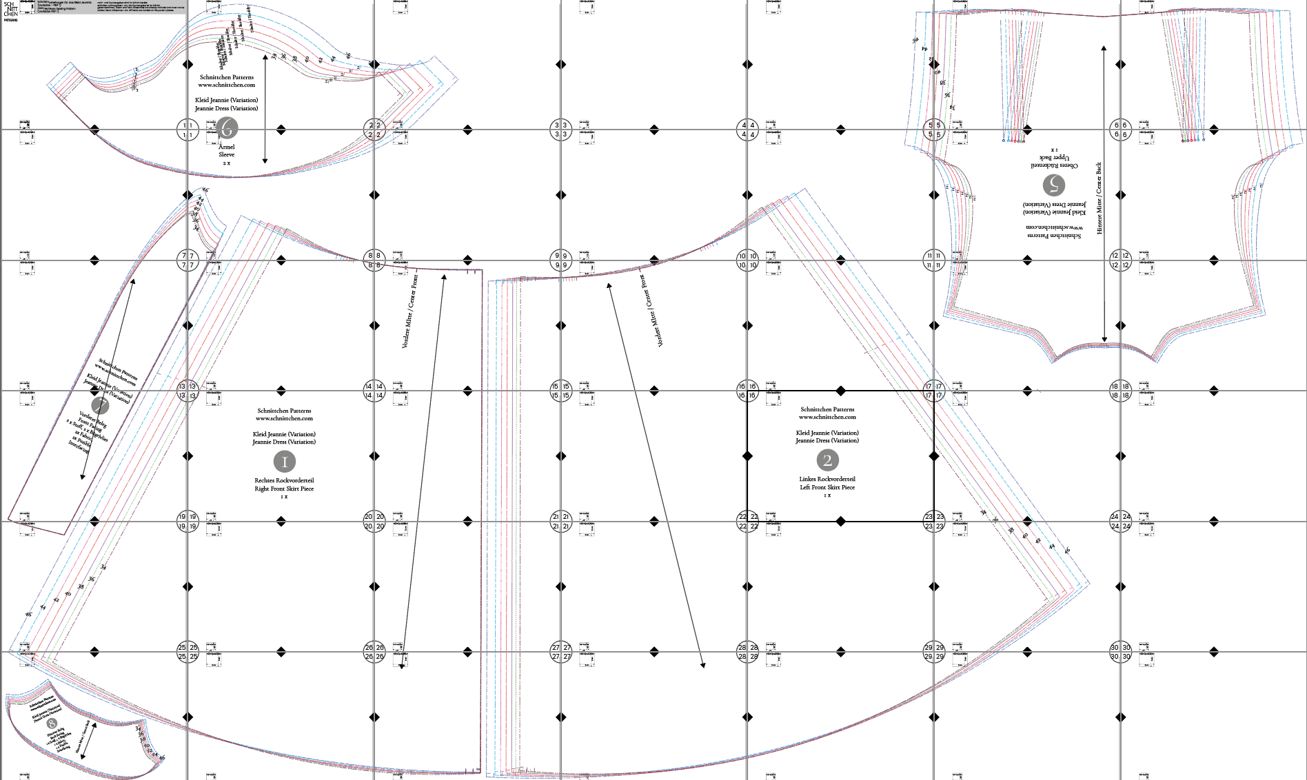 Jeannie (Variarion)-Print-at-Home-PDF-1-Uebersicht-Overview ...